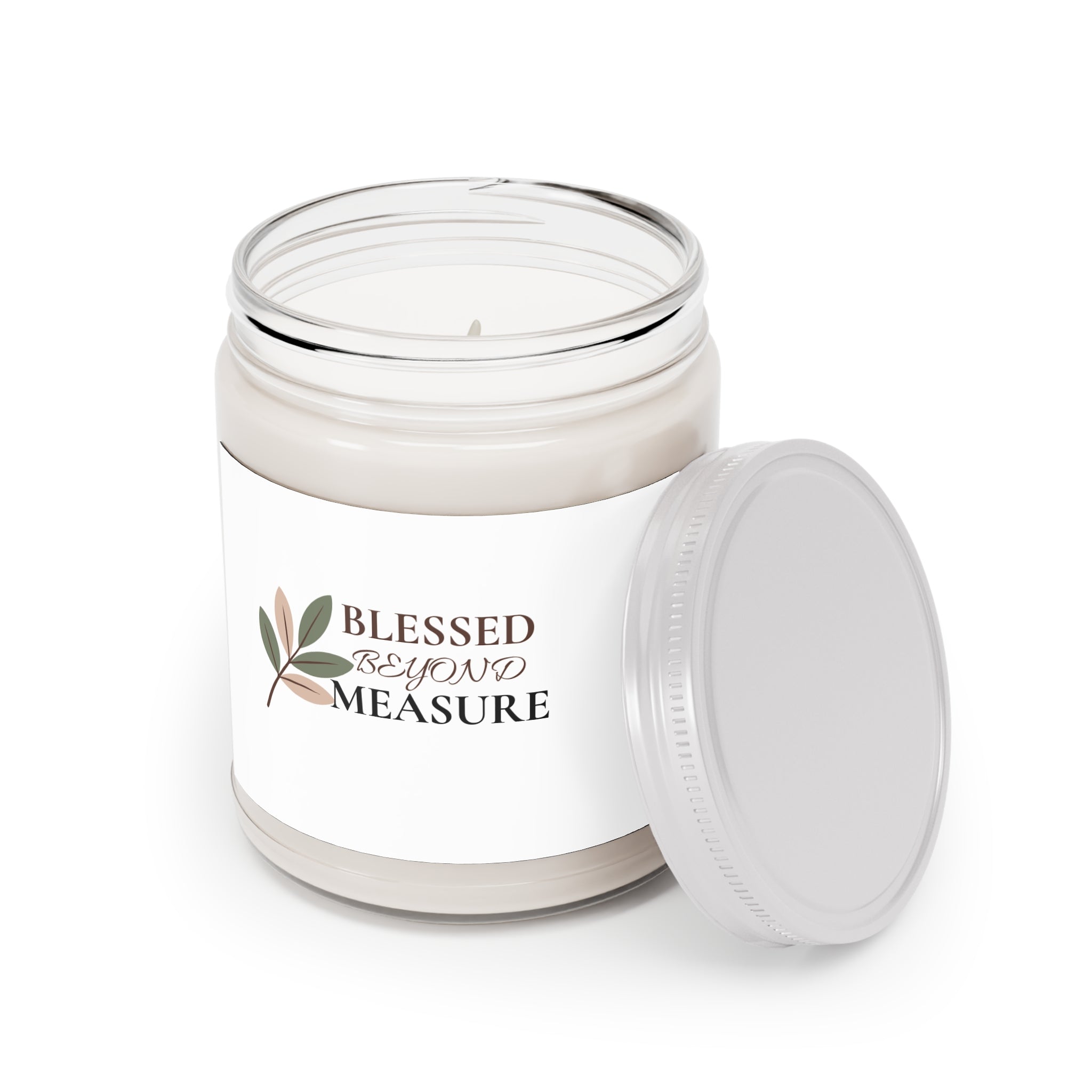 Blessed Beyond Measure Scented Soy Candle — 9oz Inspirational Home Decor Gift