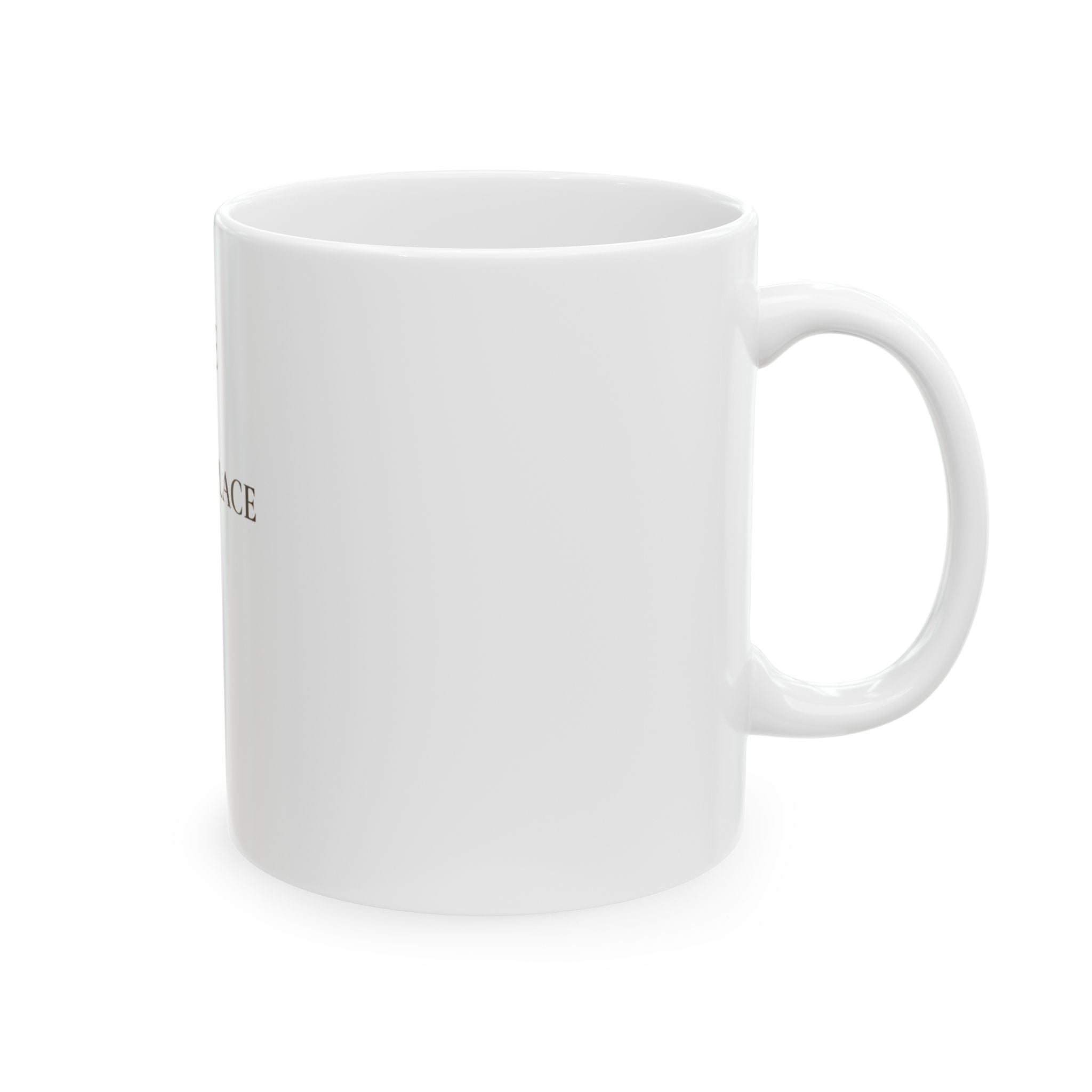 Home Is My Happy Place Ceramic Mug — Cozy Tea Coffee Gift (11oz, 15oz)