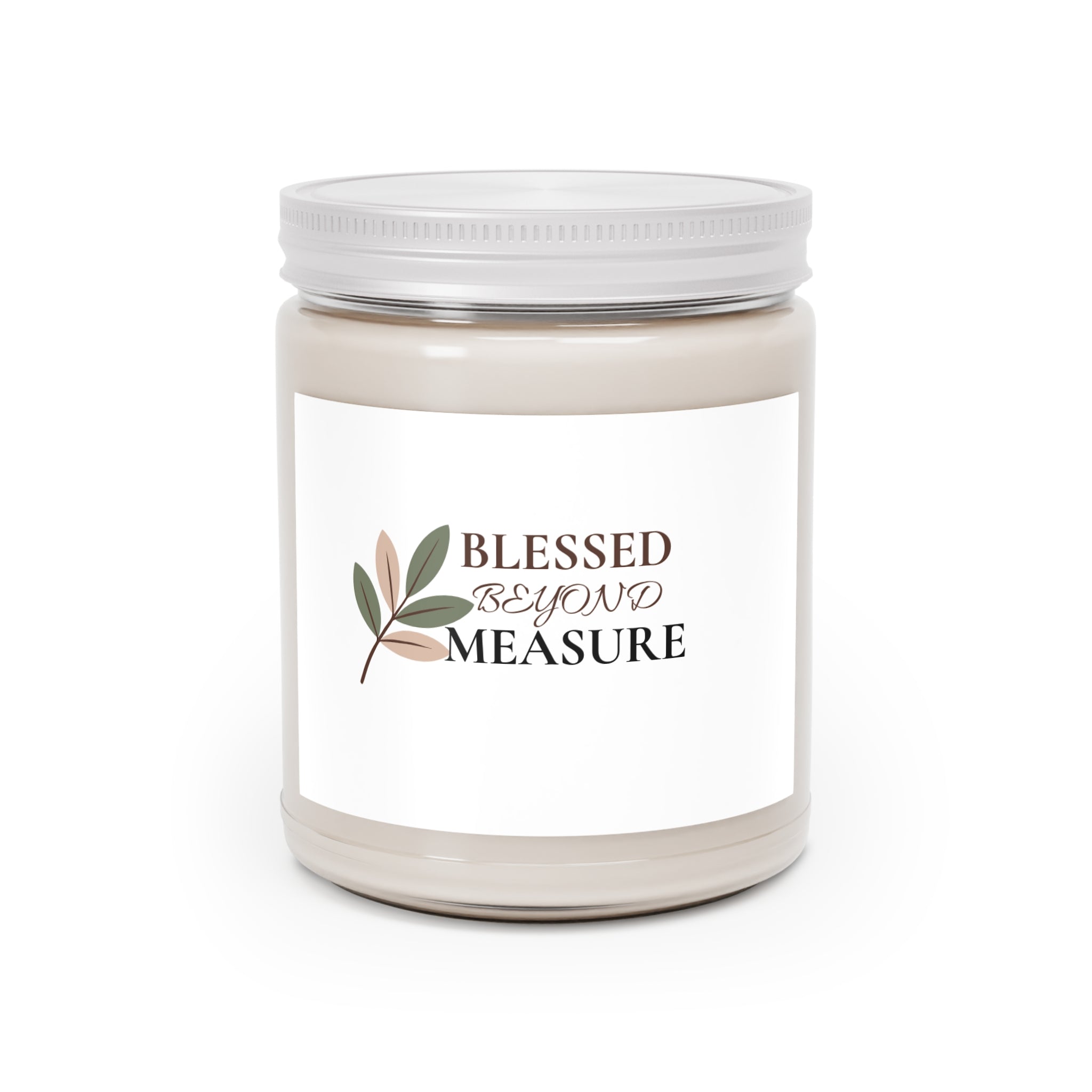 Blessed Beyond Measure Scented Soy Candle — 9oz Inspirational Home Decor Gift
