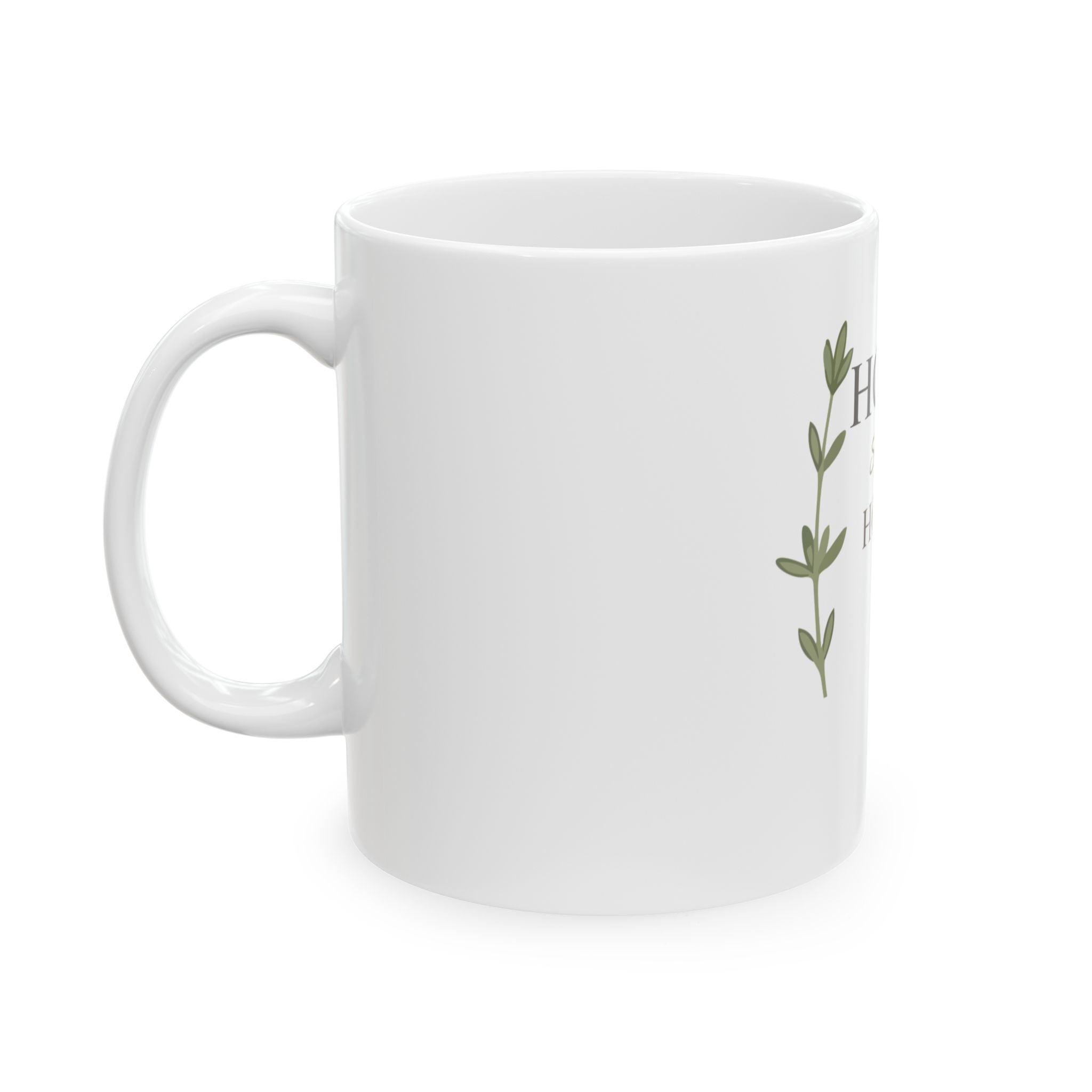 Home Sweet Home Ceramic Mug — Cozy Farmhouse Coffee Tea Cup (11oz & 15oz)