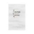 Home Sweet Home Microfiber Tea Towel — Rustic Green Leaf Kitchen Decor