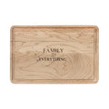 Engraved 'Family Is Everything' Wooden Cutting Board