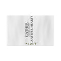 Gather Here With Grateful Hearts Tea Towel – Farmhouse Thanksgiving Kitchen Decor