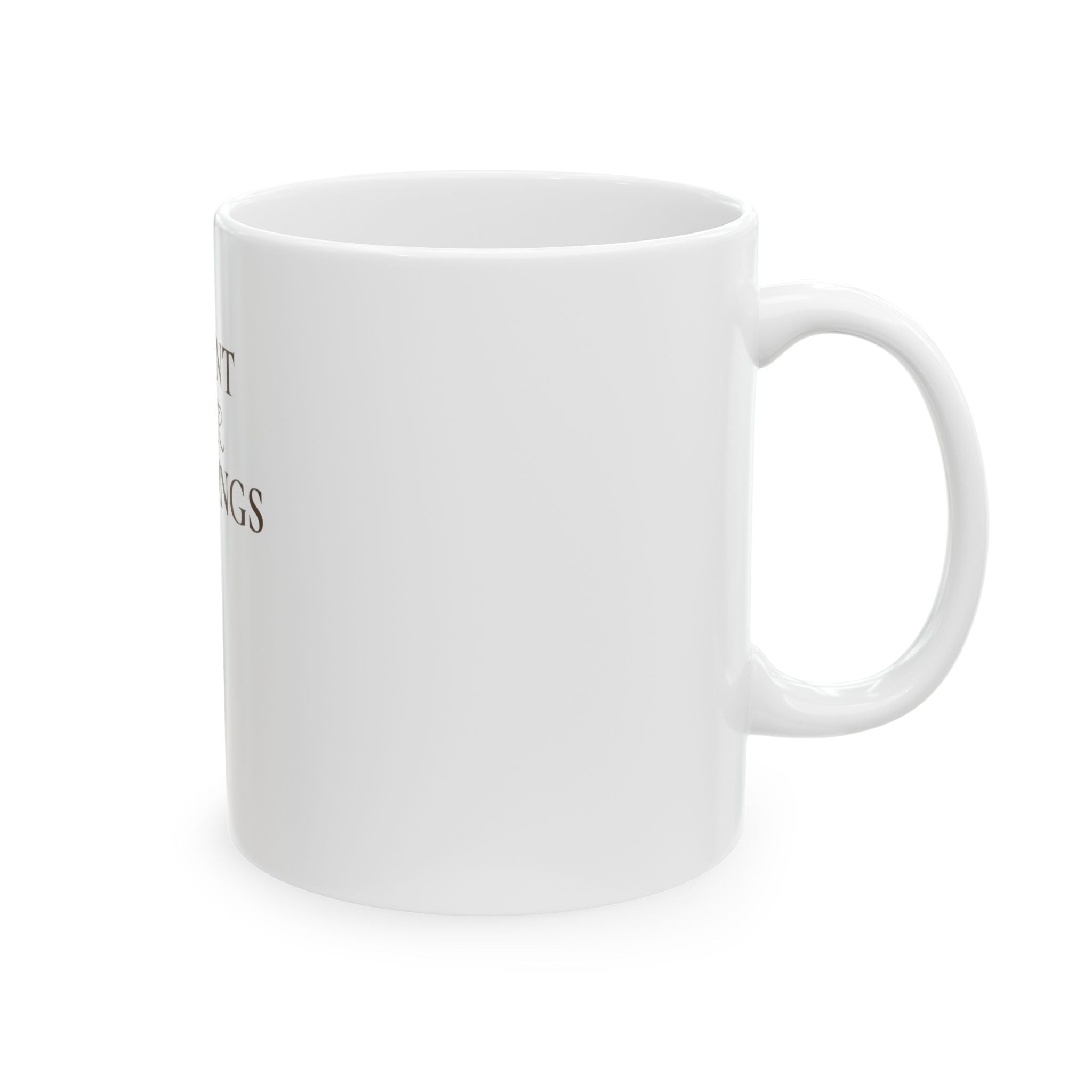 Count Your Blessings Ceramic Mug — Inspirational Coffee Tea Cup (11oz & 15oz)