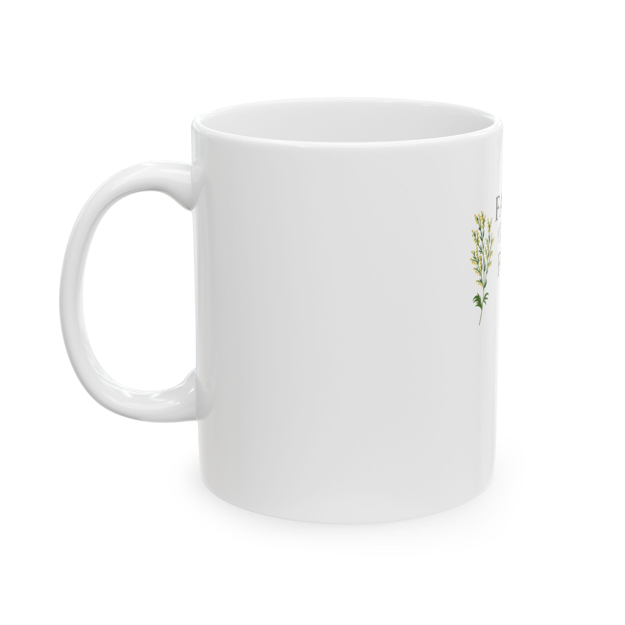 Faith Over Fear Ceramic Mug — Inspirational Christian Coffee Cup (11oz/15oz)